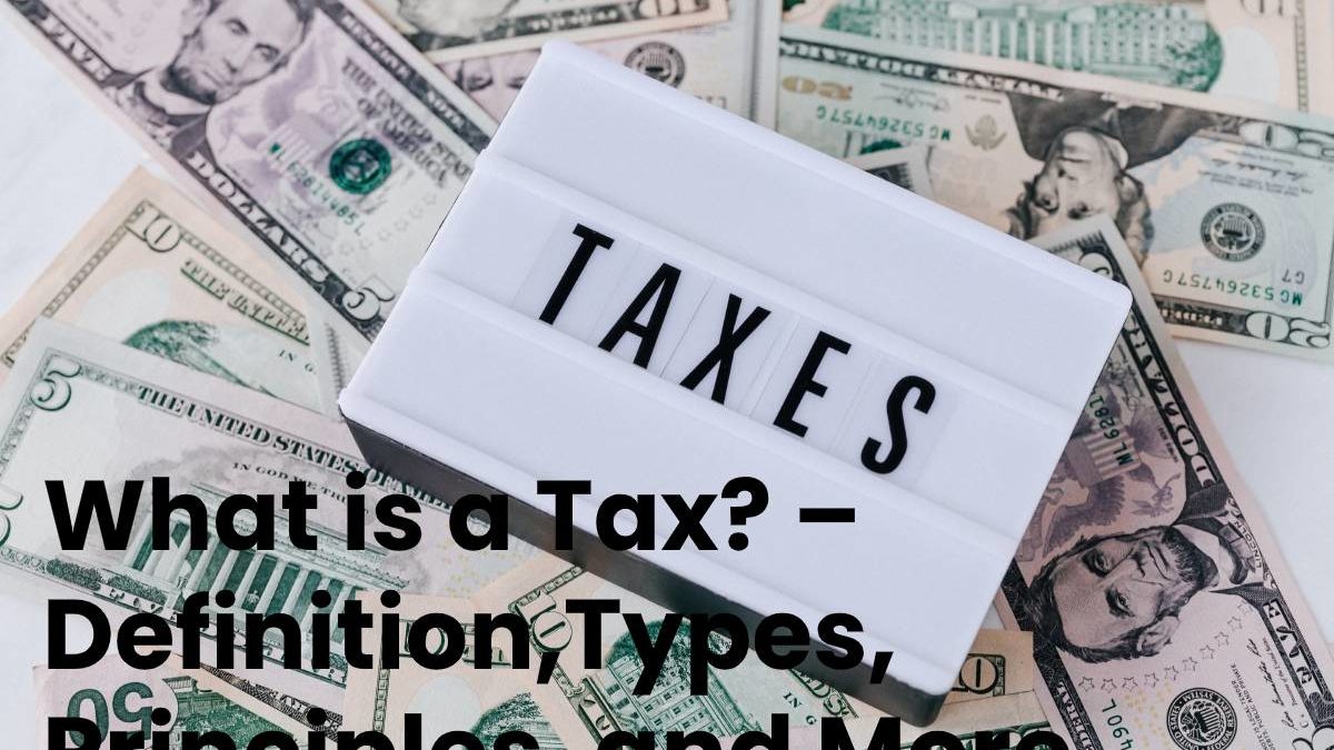 What Is A Tax? – Definition,Types, Principles, And More - 2020